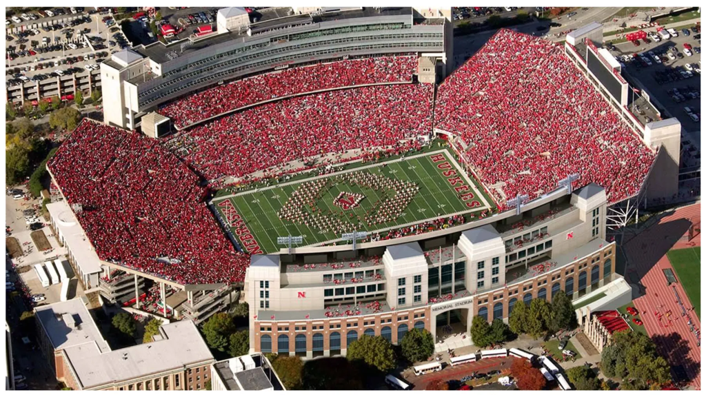 best college football stadiums, best stadiums in cfb memorial stadium