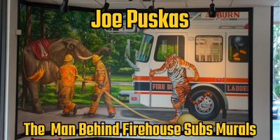 Joe Puskas College Football Murals Firehouse Subs