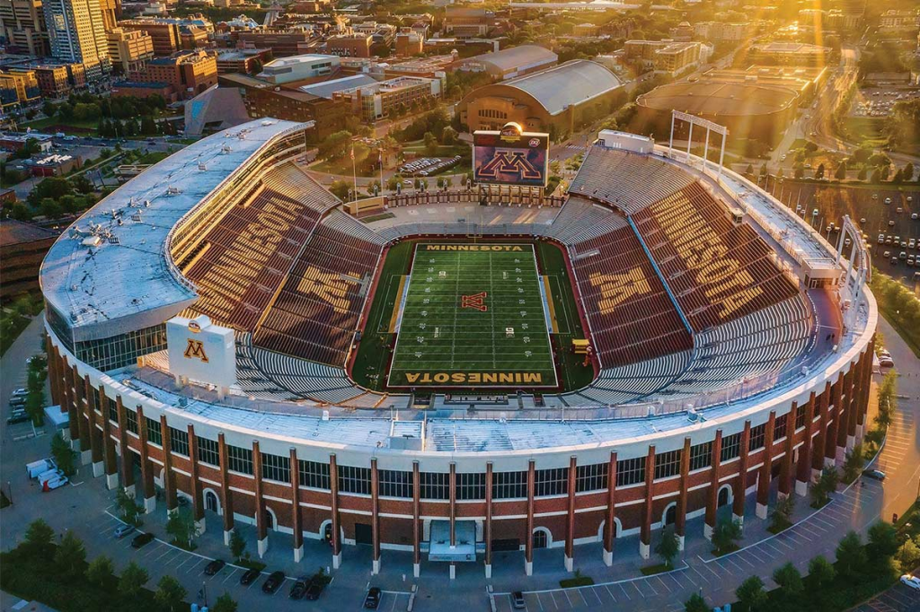 Minnesota Huntington Bank Stadium Underrated CFB Stadium 