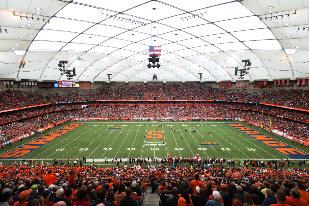 JMA Wireless Stadium Carrier Dome best domed stadiums in college football