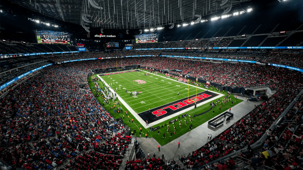 UNLV Allegiant Stadium best domed stadiums in college football