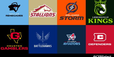 New UFL Team Logos