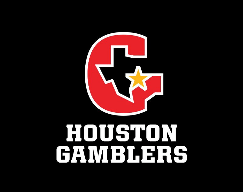 The Old Houston Gamblers USFL Logo
