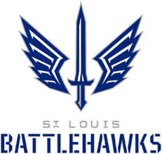 The XFL Version of the St Louis Battlehawks Logo
