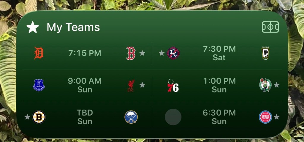 Best Sports Scores Widgets