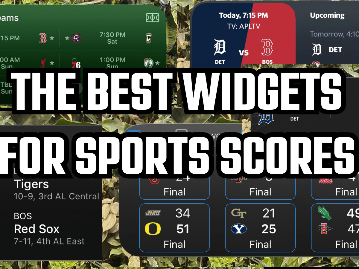 The Best Widgets for Sports&nbsp;Scores
